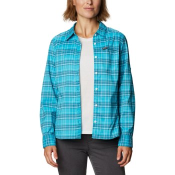 Columbia Ženske Košulje - Willow Orchard Lite Long Sleeve Plave | PJWA-95837
